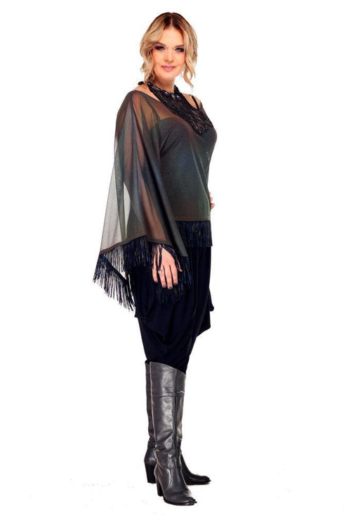 Bluza tull cu franjuri  Liza Panait Liza Panait Online Boutique